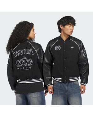 adidas Skateboarding X Tyshawn Varsity Jacket - Black