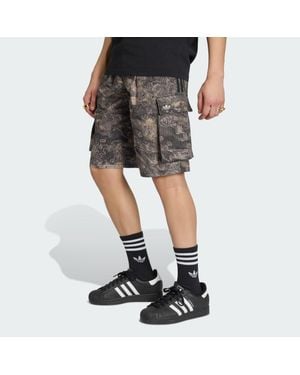 adidas Adilenium Season 5 Aop Cargo Shorts - Black