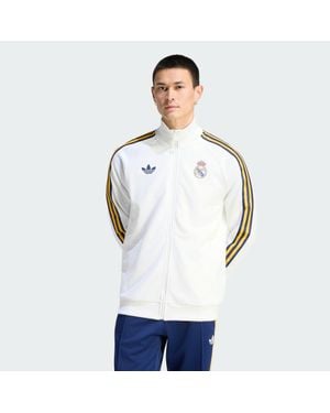 adidas Real Madrid Originals Track Top - White