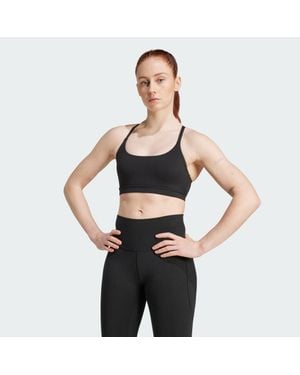 adidas Gym & Training All Me Light Support Bra Jl5480 - Black
