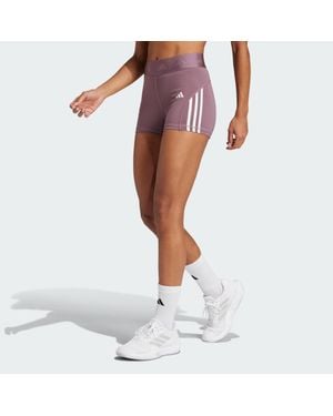 adidas Hyperglam 3-Inch Leggings - White