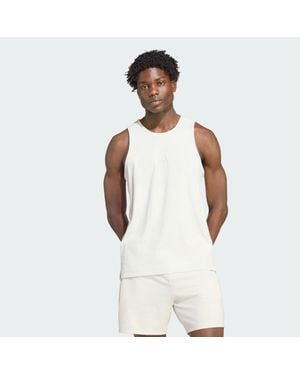 adidas Puremotion Tanktop, Gerippt - Natur
