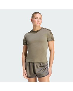 adidas Heather 3S Cali T-Shirt - Grey