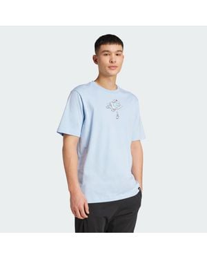 adidas Earth Day Graphic Tee - Azul