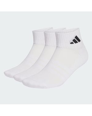 adidas Cushioned Sportswear Ankle Socks 3 Pair Pack - White