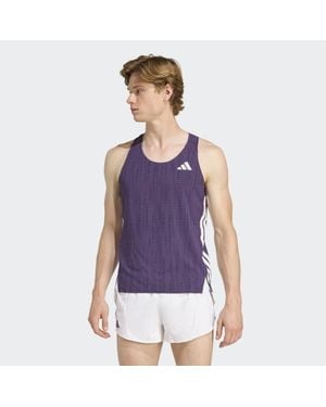 adidas Adizero Running Singlet - Purple