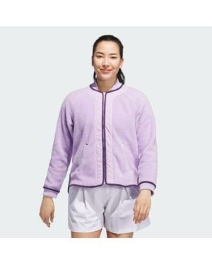adidas Go-To Fleece Jacket - Purple