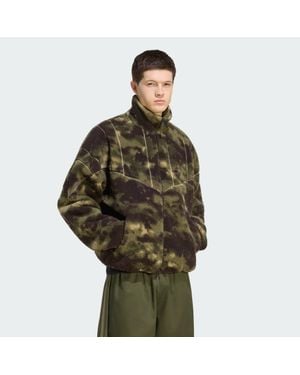 adidas Sudadera Camo Polarfleece - Verde