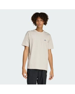 adidas Summer Slide Trim Graphic T-Shirt - White