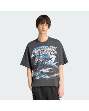 adidas Gurnge Racing Graphic T-Shirt - Black