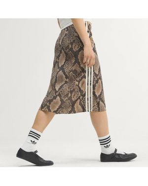 adidas Snake Print Satin Skirt - Multicolour
