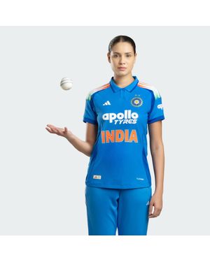adidas India Cricket Odi Jersey W - Blue