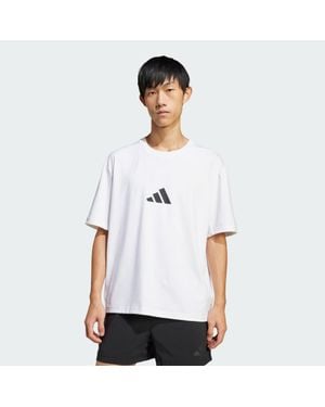 adidas Originals Z.N.E. Loose-Fit Tee - White