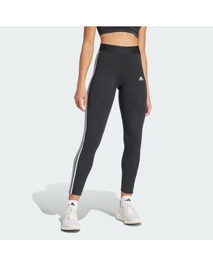 adidas LOUNGEWEAR ESSENTIALS 3-STREIFEN LEGGINGS - Blau
