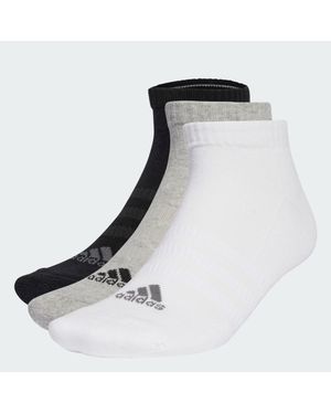 adidas Cushioned Low-Cut Socks 3 Pairs - Brown