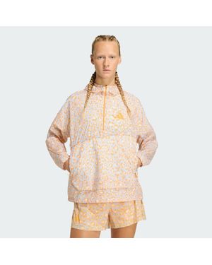 adidas Terrex Xploric Clima365 Printed Wind Anorak - Natural
