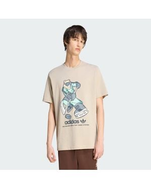 adidas Hockey Bear Graphic T-Shirt - Natural