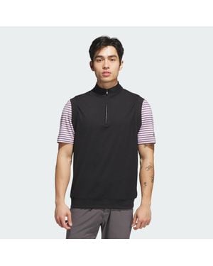 adidas Ultimate365 Classic Quarter-Zip Vest - Black