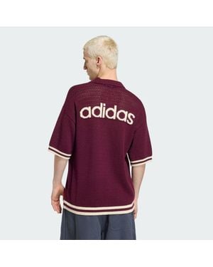 adidas Crochet Jersey - Purple
