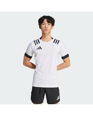adidas 3-Stripes Fitted Jersey - White