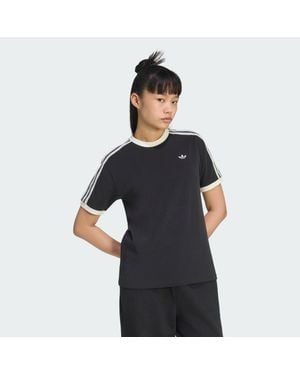 adidas Originals Summer Glow Advanced Three Stripes T-Shirt - Black