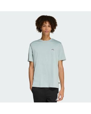 adidas Summer Slide Trim Graphic T-Shirt - Blue