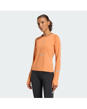 adidas Adi365 Climacool+ Long-Sleeve Top - Orange