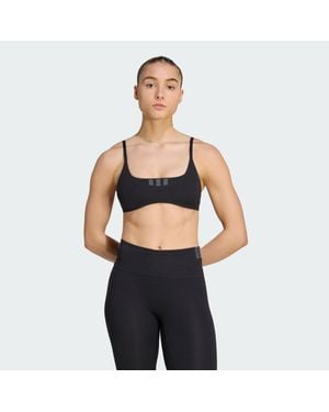 adidas All Me Sport-Bh, Leichter Halt, Gerippt - Blau