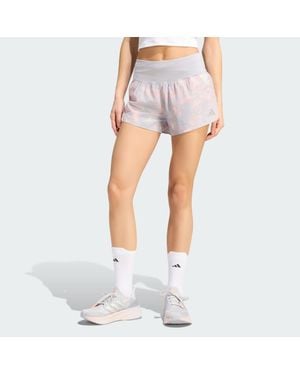adidas Adi365 Running Animal Print Iconic Shorts - Blue