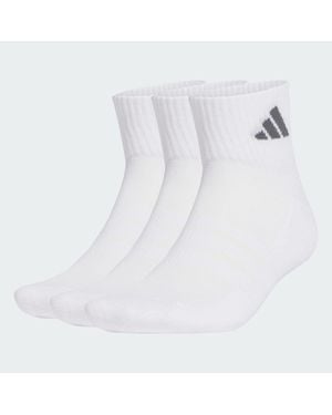 adidas Calcetines Tobilleros Acolchados Sportswear (3 Pares) - Blanco