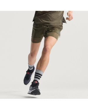 adidas Adi365 H.Koumori Running 2-In-1 Shorts - Green