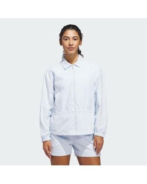 adidas Ultimate365+ Peplum Grid Jacket - White