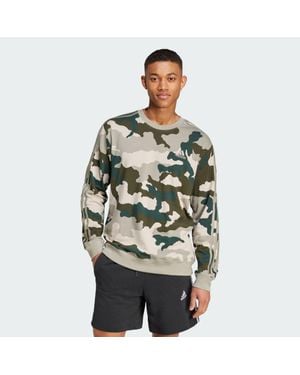 adidas Seasonal Essentials Camouflage Sweatshirt - Green