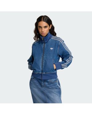 adidas Firebird Track Top Denim - Blue