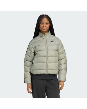 adidas Essentials Climawarm 3-Stripes Synthetic Down Jackets - Green