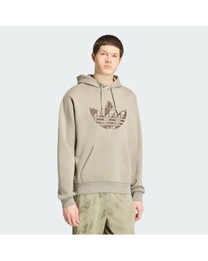 adidas Mono Hooded Sweat - Natural