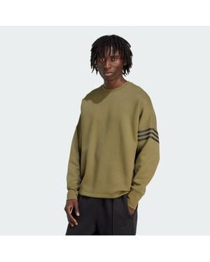adidas Neuclassics Long Sleeve Oversized Crew - Green