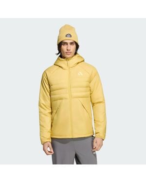 adidas Terrex Multi Climawarm Insulated Hooded Jacket - Yellow