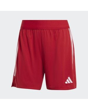 adidas Tiro 23 League Long-Length Shorts - Red