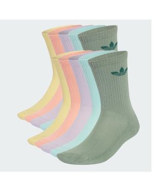 adidas Trefoil Crew Socks 10 Pairs - Green