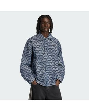 adidas Denim Monogram Shirt - Blue