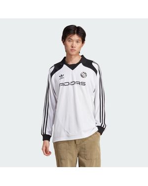 adidas Adilenium Oversized Long Sleeve Jersey - White