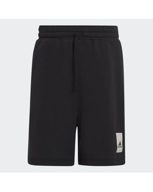 adidas Lounge Fleece Shorts - Black