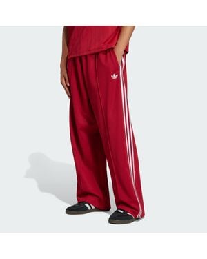 adidas Oversized Track Trousers - Red