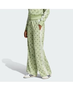 adidas Pantalón Satin Polka Dots Wide Leg - Verde