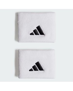 adidas Muñequeras Pequeñas Tennis - Blanco