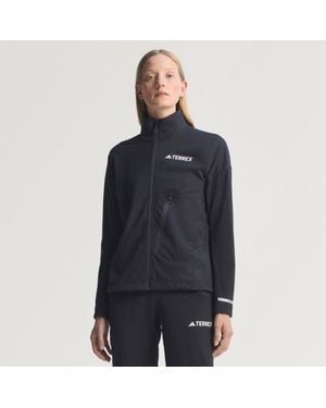 adidas Terrex Xperior Cross-Country Ski Softshell Jacket - Blue