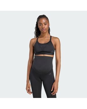 adidas Powerimpact Luxe Medium-Support Maternity Bra - Black