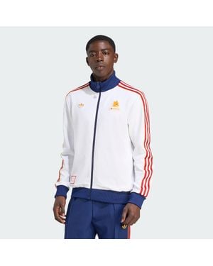 adidas As Roma Terrace Icons Track Top - White
