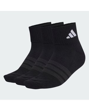 adidas Cushioned Sportswear Ankle Socks 3 Pair Pack - Black